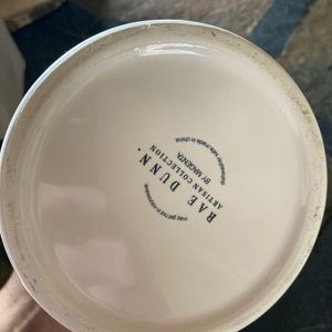 Adorable dog treat canister by Rae Dunn